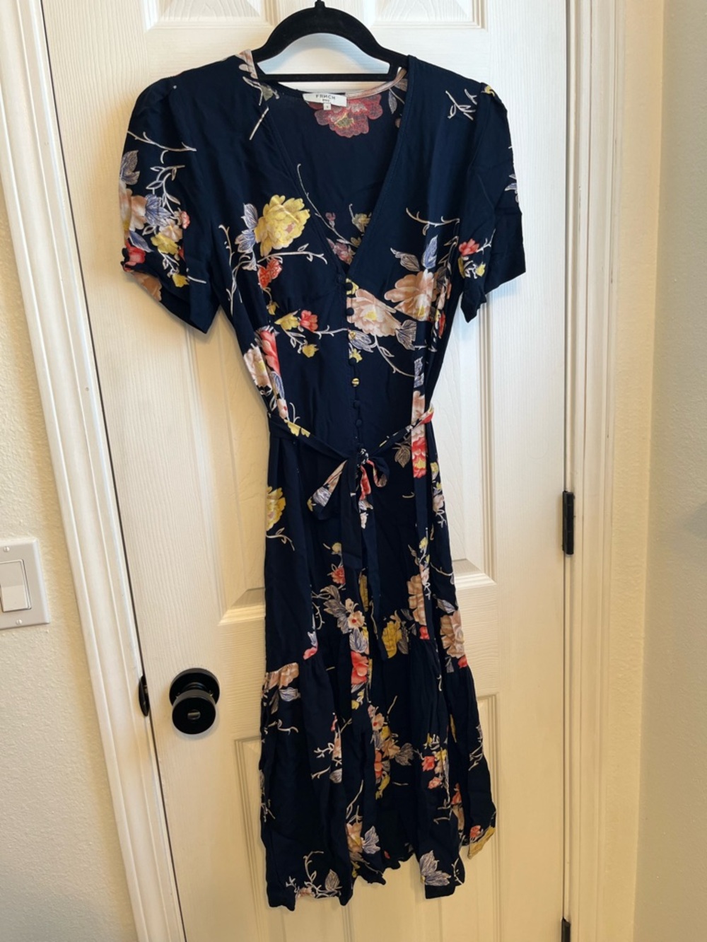 FRNCH Paris Midi Floral Shirtdress